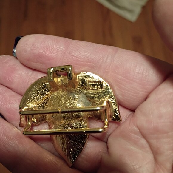 1981 Mimi Di Niscemi vintage gold leather belt clasp - Picture 7 of 7